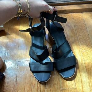 Vince leather mini heel